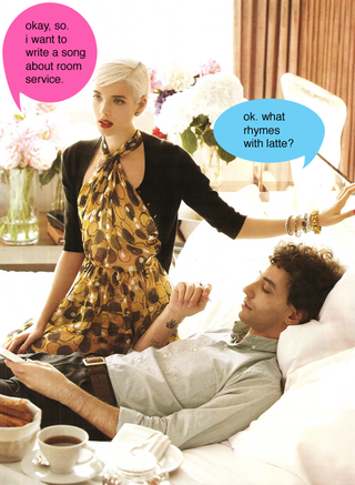 Illustration for article titled Agyness Deyn & Boyfrynd Frolyc In Vogue
